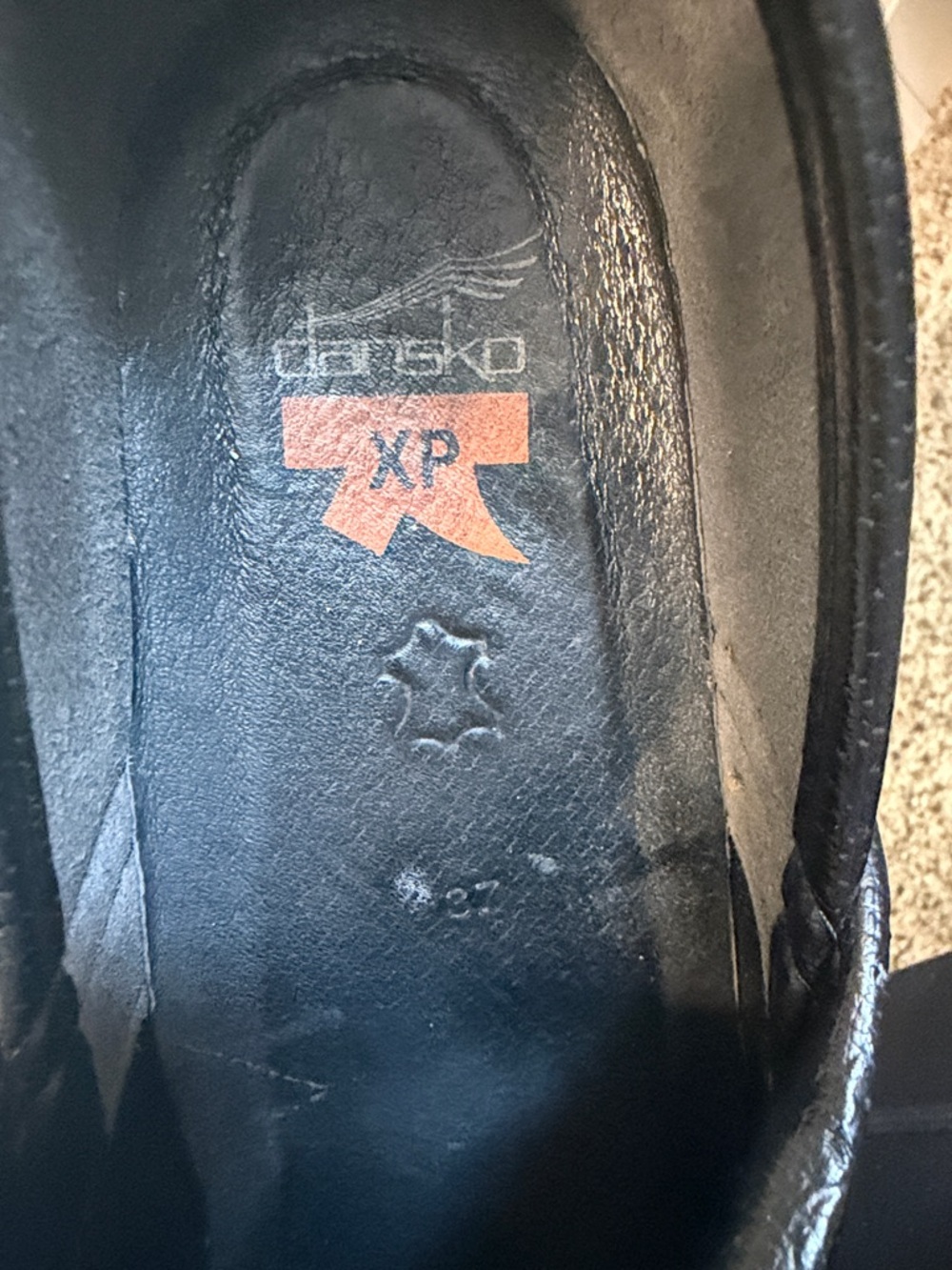 Dansko XP Black Patent Slip-On Clogs - Picture 2 of 4